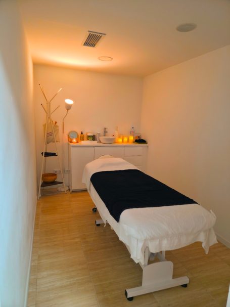 Sala de tratamiento en clinica de osteopatia