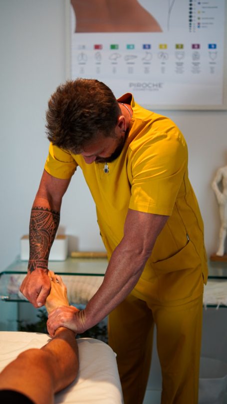 Movilidad articular para esguince de tobillo